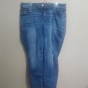 Northern Reflections  Dark Blue Skinny Jeans Size 14